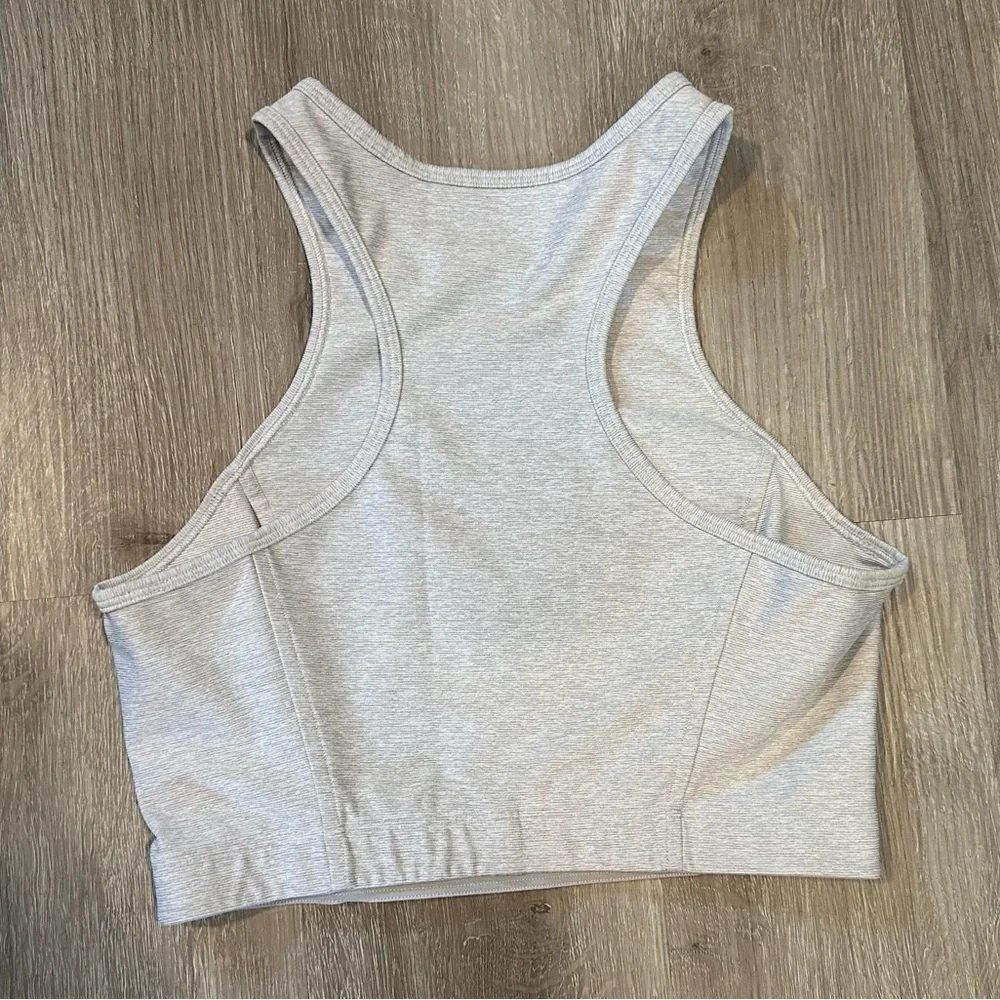 Outdoor Voices Light Gray Women's Tank Top/Sports Bra